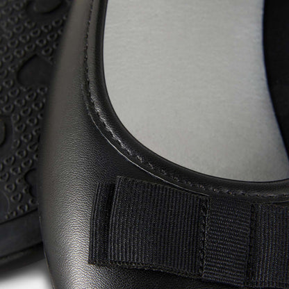 Girls Mary Jane Flats – Classic Black Leather Dress Shoes with Bow, Comfortable School & Party Shoes for Kids