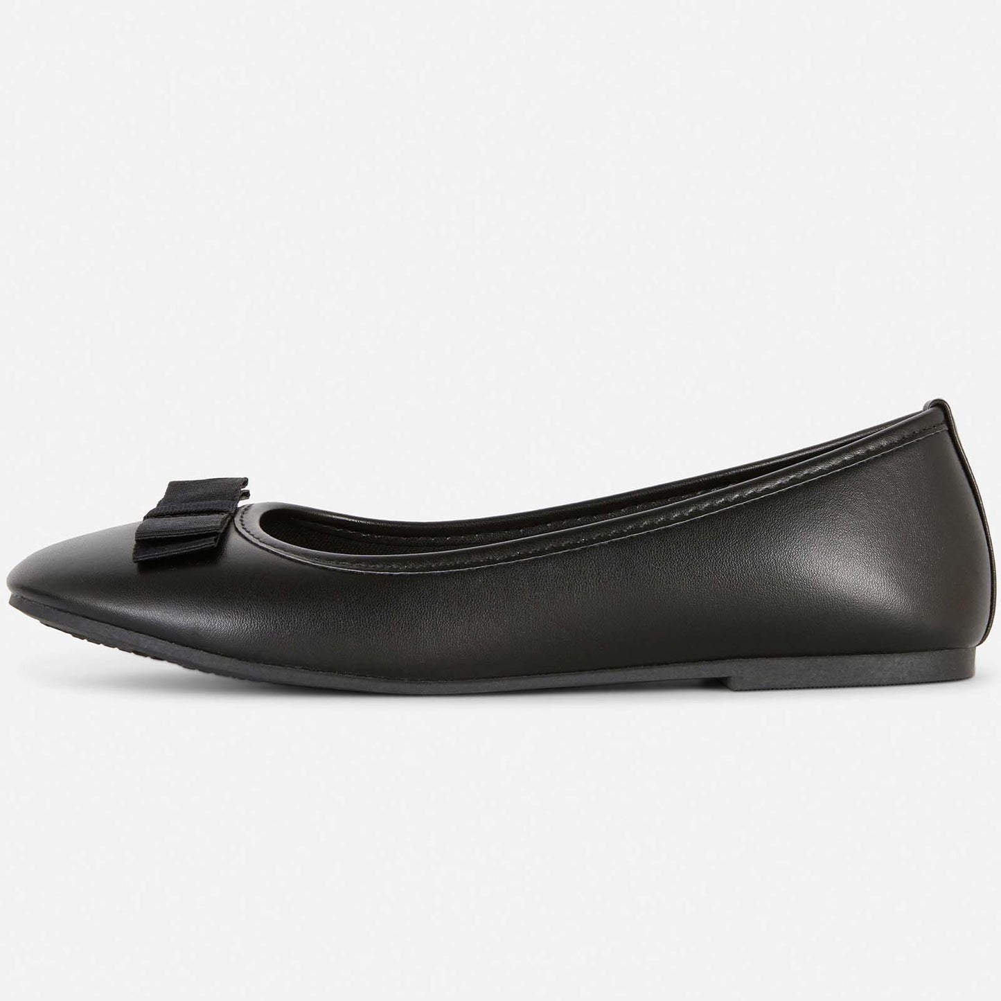 Girls Mary Jane Flats – Classic Black Leather Dress Shoes with Bow, Comfortable School & Party Shoes for Kids