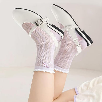 Girls Mary Jane Slingback Shoes – White Patent Leather Dress Flats with Buckle Strap, Cute Summer Shoes for School, Party, Daily Wear